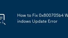 Cara Memperbaiki Ralat Kemas Kini Windows 0x800705B4