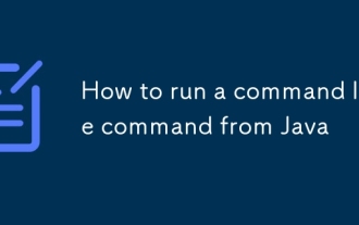 Comment exécuter une commande de ligne de commande de Java