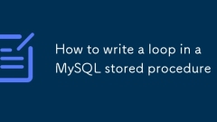 Comment écrire une boucle dans une procédure stockée MySQL