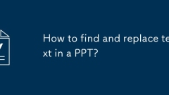 Bagaimana mencari dan mengganti teks dalam ppt?