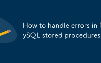 Comment gérer les erreurs dans les procédures stockées MySQL