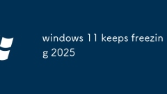 windows 11 keeps freezing 2025