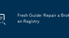 Fresh Guide: Repair a Broken Registry