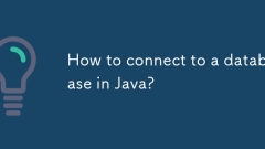 How to connect to a database in Java?