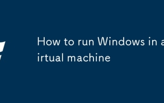 仮想マシンでWindowsを実行する方法