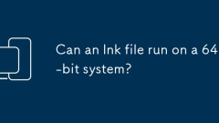 Can an lnk file run on a 64-bit system?