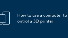 How to use a computer to control a 3D printer