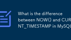 Quelle est la différence entre maintenant () et current_timestamp dans mysql?
