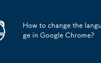 Google Chrome에서 언어를 변경하는 방법은 무엇입니까?