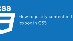 CSS의 Flexbox에서 콘텐츠를 정당화하는 방법