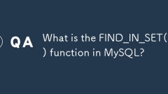 Quelle est la fonction find_in_set () dans MySQL?