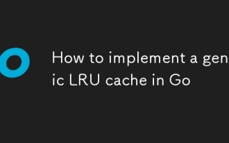 Cara melaksanakan cache LRU generik di mana sahaja