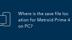 Di manakah lokasi fail simpan untuk Metroid Prime 4 di PC?