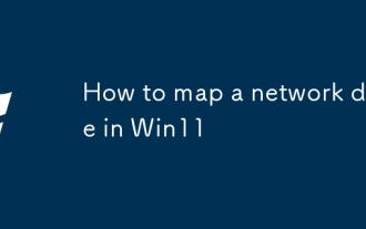 How to map a network drive in Win11