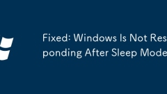 Fixed: Windows Is Not Responding After Sleep Mode