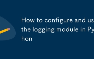 Cara mengkonfigurasi dan menggunakan modul pembalakan di Python