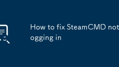 如何修復不登錄的SteamCMD