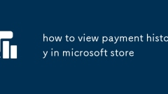 So sehen Sie den Zahlungshistorie im Microsoft Store