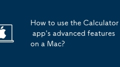 Macで電卓アプリの高度な機能を使用する方法は?