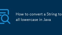 How to convert a String to all lowercase in Java