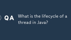 What is the lifecycle of a thread in Java?