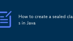 How to create a sealed class in Java
