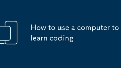 How to use a computer to learn coding