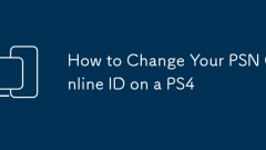 How to Change Your PSN Online ID on a PS4