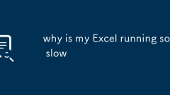 why is my Excel running so slow