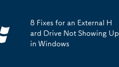 8 Fixes for an External Hard Drive Not Showing Up in Windows