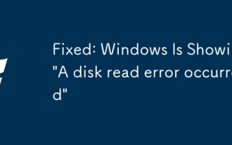 Behoben: Windows zeigt 'Ein Datenträger -Lesefehler ist aufgetreten'.