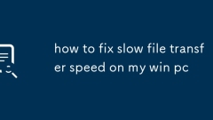 私のWinPCで遅いファイル転送速度を修正する方法
