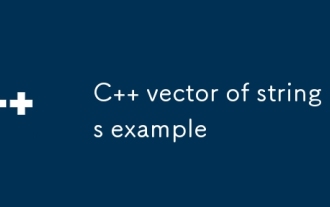 C vector of strings example