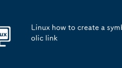 Linux how to create a symbolic link