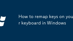 How to remap keys on your keyboard in Windows