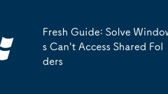 Fresh Guide: Solve Windows Can't Access Shared Folders