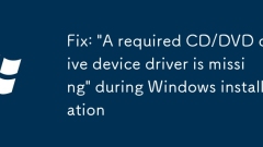 Fix: 'A required CD/DVD drive device driver is missing' during Windows installation