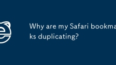 Safariブックマークが複製しているのはなぜですか?
