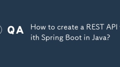 How to create a REST API with Spring Boot in Java?