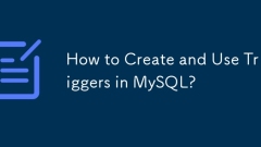 Comment créer et utiliser des déclencheurs dans MySQL?