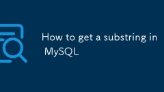 Comment obtenir une sous-cha?ne dans MySQL