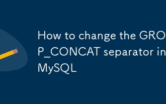 Cara menukar pemisah kumpulan_concat di mysql
