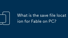 What is the save file location for Fable on PC?