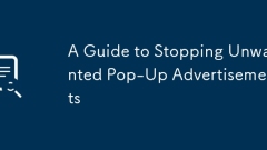 A Guide to Stopping Unwanted Pop-Up Advertisements
