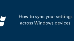 How to sync your settings across Windows devices