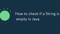 How to check if a String is empty in Java
