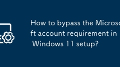 Comment contourner l'exigence du compte Microsoft dans la configuration de Windows 11?