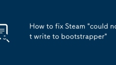 How to fix Steam 'could not write to bootstrapper'