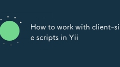 How to work with client-side scripts in Yii