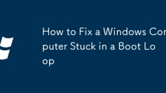 How to Fix a Windows Computer Stuck in a Boot Loop